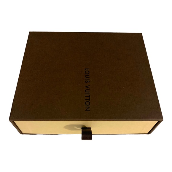 NEW LOUIS VUITTON Dustbag and Drawer Box for Wallet Key Holder Jewelry 6" x 5" - Picture 4 of 4